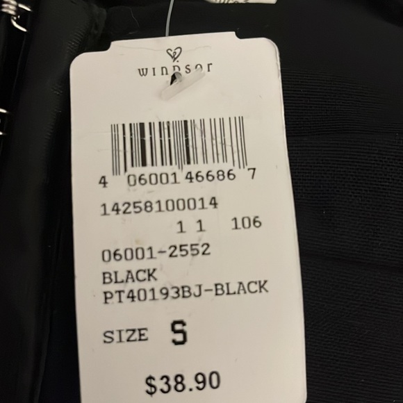 Windsor Sz S Black Onesie NWT - Picture 5 of 5